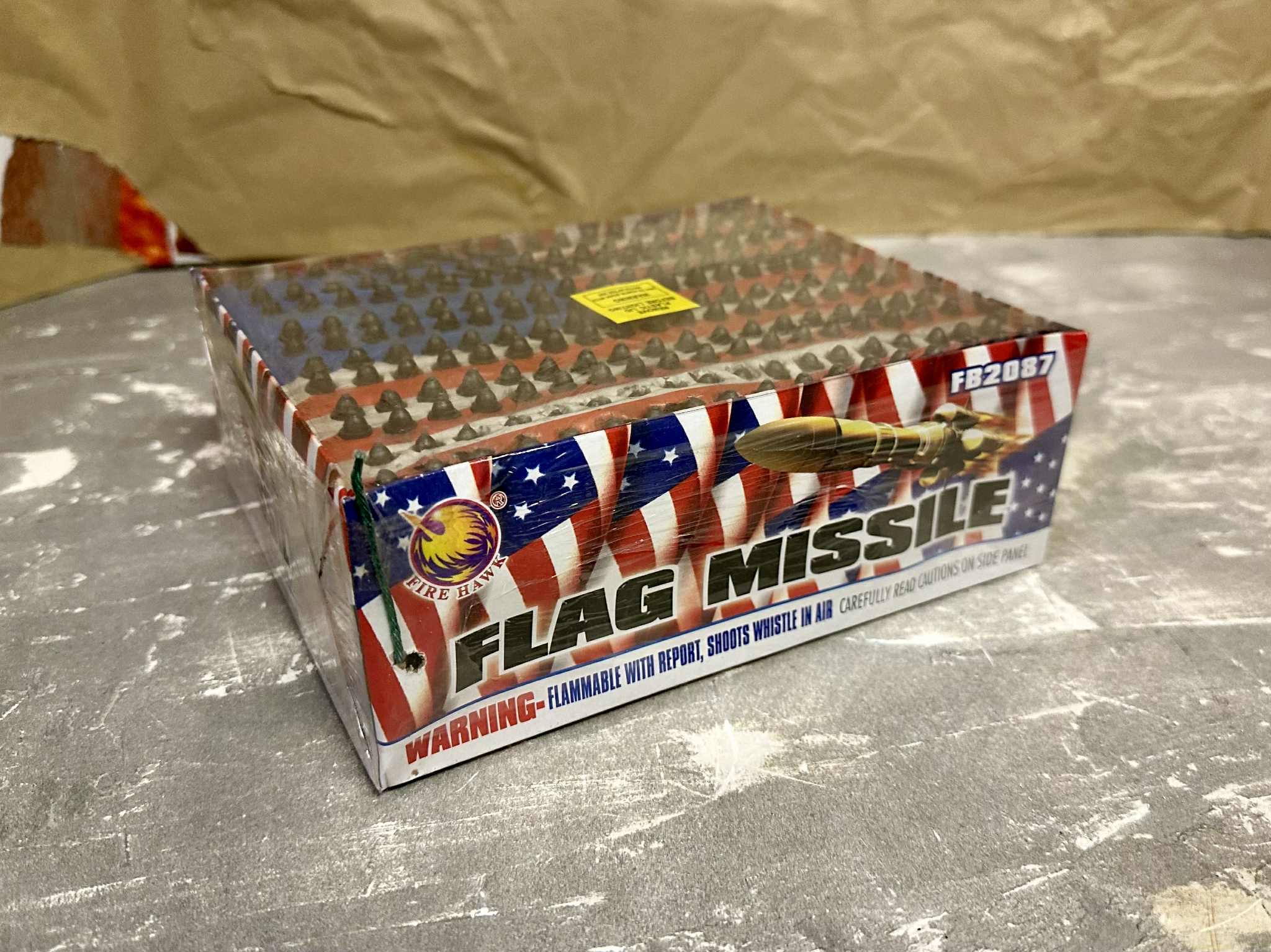 198 SHOT FLAG MISSILE