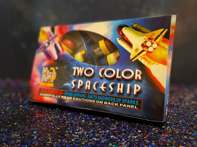 TWO COLOR SPACE SHIP BOX OF 6 product