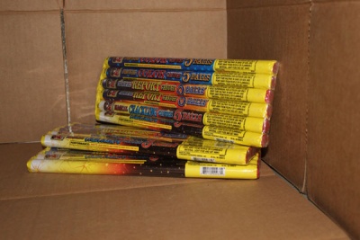 5 BALL MAGICAL ASSORTED ROMAN CANDLE product
