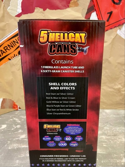 5" HELLCAT CANS 6PK(boxed) undefined