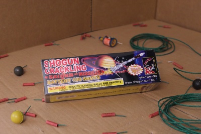 SATURN 100 SHOT MISSILE WHISTLE CRACKLING AND REPORT  